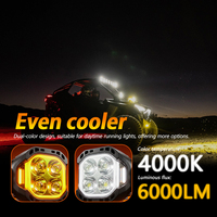 Feux LED personnalisés de style Baja Racing, faisceau ambre DRL Spot Flood pour camion, SUV, UTV