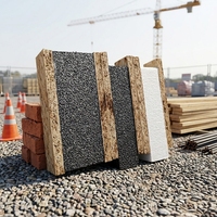 Panneau isolant structurel haute performance, panneau sandwich OSB pour bâtiments commerciaux préfabriqués, villas