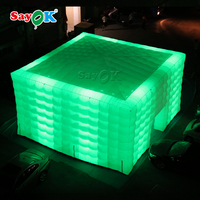 Tente gonflable géante SAYOK, tente gonflable géante, tente LED gonflable, tente cube d'air pour les événements festifs et les expositions