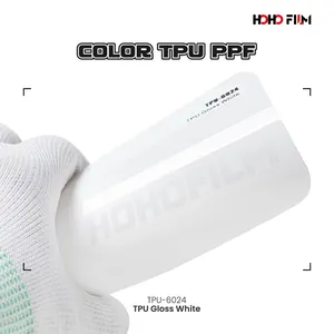Hohofilm TPU ฟิล์มสีรถยนต์ PPF โลหะเหลวสีแดง1.52*16ม./ม้วนฟิล์มป้องกันสี PPF ฟิล์มป้องกันสี