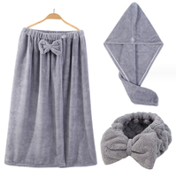 Ensemble de Serviettes de Bain Haut de Gamme Personnalisé, Doux, Anti-Peluche, Coffret Cadeau de Luxe