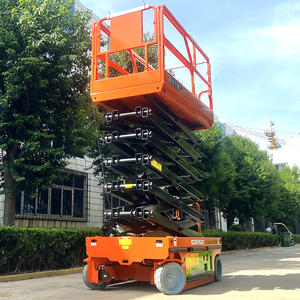 Ücretsiz kargo CE ISO 6m 8m 10m12m14m 320kg 450kg otomotiv tüm arazi küçük tekerlek Skyjack Mini araç hidrolik makaslı kaldırma - Product Image 5