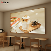 Boîte à lumière LED Kabu en alliage d'aluminium personnalisée pour exposition de peintures, affiche LED murale, café, film souple, fond lumineux lune