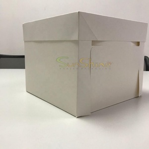 Tall Clear Transparent Swiss Roll Handle Plastic Wedding Packaging Cup Cake <b>Box</b> - Product Image 6