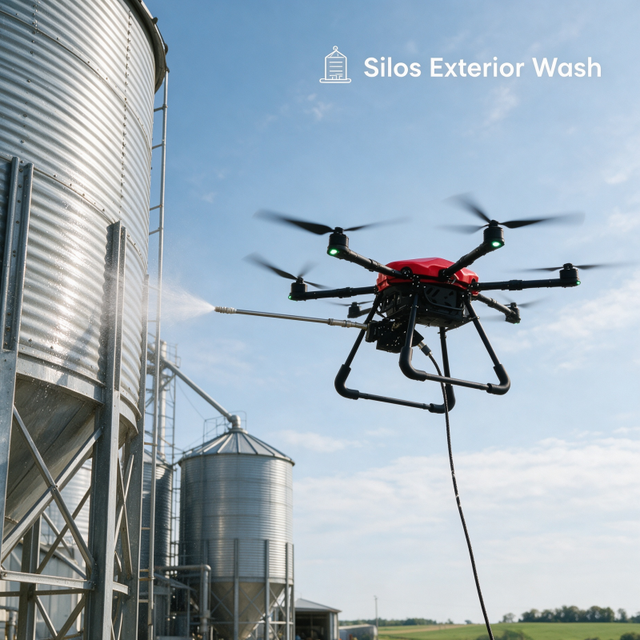 Modular Maintenance Friendly Six Axis Anti Corrosion Frame All Scenario Aerial Cleaning Drone