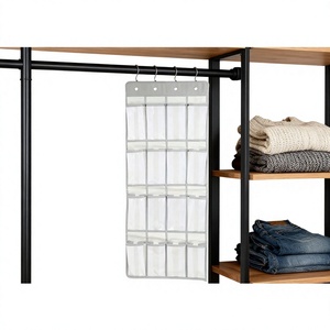 24 Pocket Over the Door Hanging <b>Shoe</b> and Accessories Storage Organizer - Product Image 5