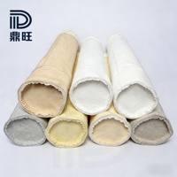 Kantong Filter Suhu Tinggi dari Kain Non-Woven, Sarung Pengumpul Debu untuk Pabrik Insinerasi Sampah, Pipa Asap Suhu Tinggi