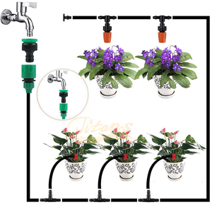 Titans Garden ensemble d'équipement d'irrigation automatique PVC plastique bricolage Kit d'irrigation <span class=keywords><strong>goutte</strong></span> <span class=keywords><strong>à</strong></span> <span class=keywords><strong>goutte</strong></span> Patio pelouse économie d'eau <span class=keywords><strong>tuyau</strong></span> connexion - Product Image 2