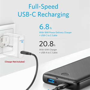 Anker 525 Power Bank (PowerCore 20K) Caricabatterie Portatile USB-C 20000mAh 312 Caricatore <span class=keywords><strong>2</strong></span> Pezzi - Product Image 6