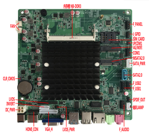 เมนบอร์ด Mini-ITX พัดลม J1900 J1800ล่าสุดใช้พลังงานต่ำ ATX พร้อม J1900โปรเซสเซอร์ - Product Image 1