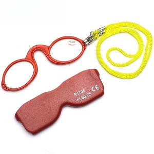 + 3.5 MINI carte style cou corde nez clips grossissement grossissement mamie presbyte lunettes de lecture - Product Image 1