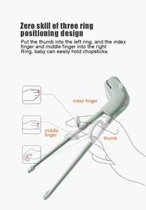 Palillos de Práctica para Niños en 3 Colores, Palillos Chinos Ajustables 360° para el Hogar, Cocina y Comedor, Vajilla para Bebés, Entrenamiento para Comer y Aprender - Product Image 3