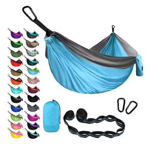 Toptan 2 kişi için süper güçlü ve sağlam paraşüt naylon kamp hamak - Product Image 6