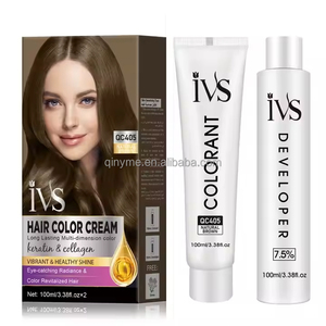 Crema de <span class=keywords><strong>tinte</strong></span> para el cabello de chocolate oscuro al por mayor de IVS-Vendedor caliente en los mercados de Arabia Saudita y Pakistán - Product Image 3