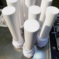 Plaques et feuilles en PTFE moulées par soufflage, résistantes aux hautes températures, personnalisables en gros, en matériau vierge pur et comblé, tailles sur mesure