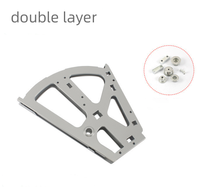 Accessoires pour meuble à chaussures pliant, support de tablette rabattable pour armoire à chaussures
