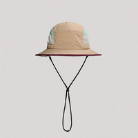 Sombrero de Pesca, Senderismo, Caza y Camping de Secado Rápido, Impermeable, para Hombre, de Poliéster y Nailon, con Malla, Tipo Boonie