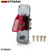 Panneaux d'allumage électronique EPMAN - Panneau de commutation à bascule LED rouge universel pour BMW E30 E39 E36 E46 E60 E90 EP-RSK3017-1