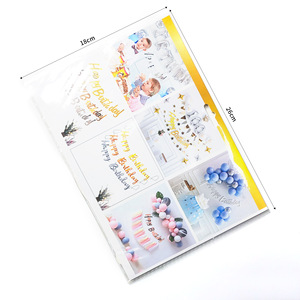 Lettre de série colorée joyeux anniversaire brillant bannière en papier suspendu pour la fête d'anniversaire fond décoration papier tirer drapeau - Product Image 6