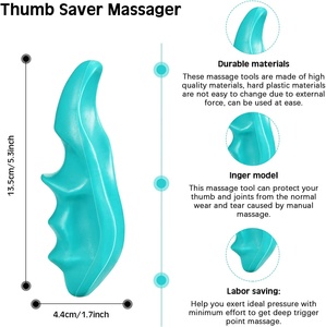 Massaggiatore Salvadito per Massaggio Profondo di Collo, Schiena e Piedi, Strumento Gua Sha in Plastica per Cura Personale e Bellezza - Product Image 2