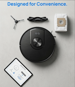 ZV2L-SJ การเชื่อมต่อ WiFi OLED ระบบทำความสะอาดอัตโนมัติ ระบบนำทางด้วยเลเซอร์ หุ่นยนต์กวาดบ้าน - Product Image 4