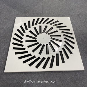 Copertura per <span class=keywords><strong>Bocchette</strong></span> d'<span class=keywords><strong>Aria</strong></span> da Soffitto HVAC 600x600 Quadrata con Diffusore a Vortice - Product Image 6
