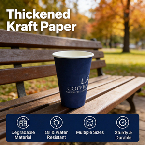 Vaso de Papel de Doble Pared con Logotipo Personalizado, 10oz/12oz, Desechable, Resistente al Calor, para Bebidas Calientes, con Tapa, para Cafetería y Comida para Llevar - Product Image 4