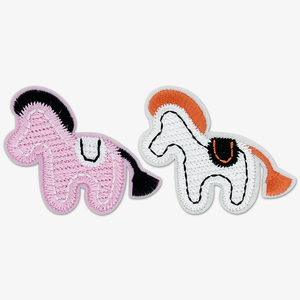 Parches Bordados Termoadhesivos Cosidos a Mano con Diseño de Caballos Pequeños y Animales de Dibujos Animados para Ropa - Product Image 3