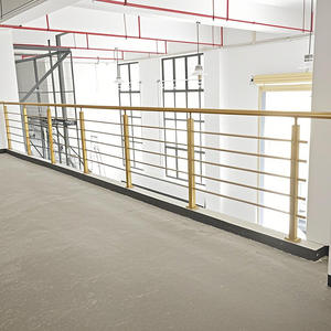 עיצוב מודרני 304 נירוסטה צינור מרובע מעקה מעקה מדרגות העמסה עצמית רכבת מלונות עבור בתי חרושת - Product Image 3