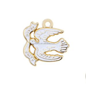 สภาผู้หญิงเสริม DIY เสน่ห์คำสั่งของวงกลมทองเสน่ห์ของ Masonic สันติภาพและความสามัคคีนกพิราบเสน่ห์ DIY - Product Image 3