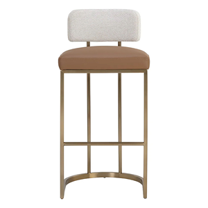 Sgabello <span class=keywords><strong>da</strong></span> <span class=keywords><strong>Bar</strong></span> Moderno <span class=keywords><strong>in</strong></span> <span class=keywords><strong>Ferro</strong></span> Battuto di Lusso con Gambe Alte e Seduta Comoda per Uso Domestico - Product Image 6