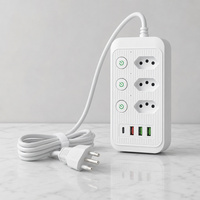 Multiprise multifonctionnelle avec ports USB, norme brésilienne, personnalisable par le fabricant, vente en gros