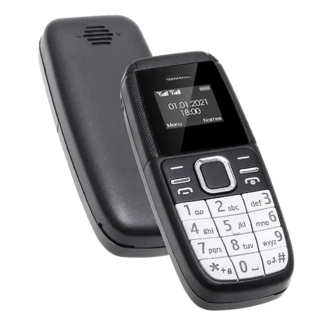 Hot Sale BM200 Super Mini Feature Phone 0.66 Inch Screen Small Button Pocket Mobile Tiny Keypad Dual Sim Card Operated Symbian