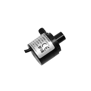 12v flowrate 2l/min ראש 2 מ 'חיים> 30000 שעות מיקרו-dc זרימת מים הידרופוניקה משאבת צנטריפוגלית חשמלית 7 מ "מ