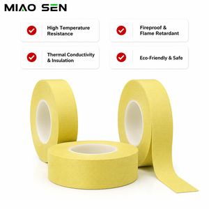 Ruban <span class=keywords><strong>de</strong></span> <span class=keywords><strong>masquage</strong></span> thermique industriel en tissu <span class=keywords><strong>de</strong></span> fibre <span class=keywords><strong>de</strong></span> verre, idéal pour le processus <span class=keywords><strong>de</strong></span> pulvérisation au plasma et la protection <span class=keywords><strong>de</strong></span> la peinture par pulvérisation - Product Image 1