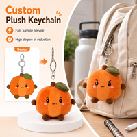 Llaveros de Peluche de Frutas Personalizados de Alta Calidad al por Mayor, Llavero de Peluche Personalizado, Fabricante de Muñecos de Peluche Personalizados