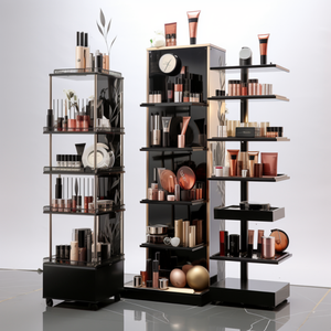 化粧品ディスプレイスタンド人気の化粧品店デザイン化粧品店小売プロモーションフロア - Product Image 4