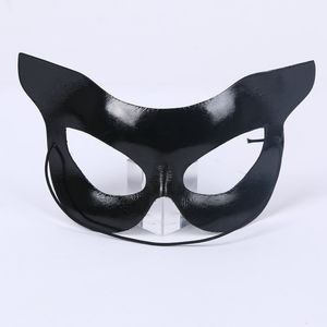 Accesorios para Disfraces de Fiesta, Nueva Máscara Negra de Media Cara, Máscara Sensual de Catwoman - Product Image 2