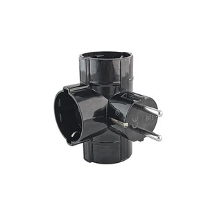 Triple Schuko <b>Plug</b> 16A 3680W Max Power <b>Adapter</b> for Travel Use - Product Image 4