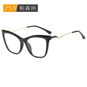 Psn Cat Eye <b>Eyeglasses</b> <b>Frames</b> Full Rim Anti Blue Light Unisex Lightweight Fashion Glasses - Product Image 1