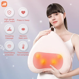 Haute qualité Relax <span class=keywords><strong>siège</strong></span> cervical <span class=keywords><strong>dos</strong></span> chauffage vibrant électrique à piles voiture maison Shiatsu cou <span class=keywords><strong>Massage</strong></span> oreiller - Product Image 1