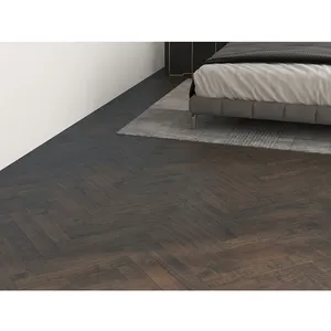 Fabricant Fournisseur AC5 Eco Friendly American Walnut Commerical Herringbone Flooring