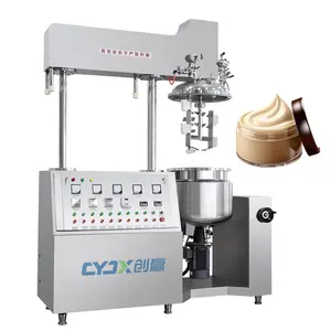 CYJX Hot Melt Cola Bastão de Pasta de Dentes que faz a máquina cosméticos caracol lodo homogeneizador a vácuo 50l-5000l Aço Inoxidável 3kw-7.5kw