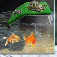 Weekewe — plateforme de chasse tortue, rampe à tortue, échelle de repos, terrasse d'aquarium réservoir de poissons, décoration flottante