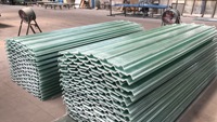 Tuile de toiture en plastique renforcé de fibres de verre MiaoK UV Protect Green House, plaque de toiture transparente en FRP, certifiée ISO9001, 40-+130