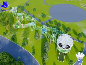 ตาข่ายเชือกแข็งแรงสีสันสดใส อุปกรณ์เล่นกลางแจ้งสำหรับโรงเรียนอนุบาล โรงเรียน แทรมโพลีน และสวนสาธารณะกีฬา - Product Image 2