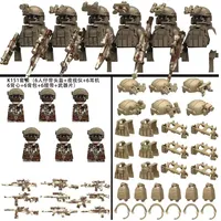 Juguetes Militares Especiales, Sets de Bloques de Construcción de Fuerzas Especiales, SWAT, Comando Fantasma, Policía, Soldados, Figuras de Acción del Ejército, Armas, Ladrillos de Juguete