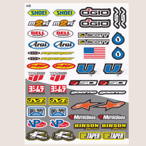 Factory Effex <b>Decal</b> Stickers 90046 Vinyl Body Stickers For RC <b>Car</b> DIY Customization - Product Image 2