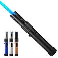 Nouveau briquet à Charge directe coupe-vent allumeur gonflable puissant briquet torche à flamme bleue