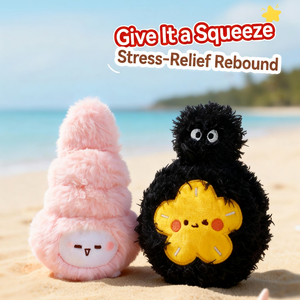 Stylo bille en peluche mignon, stylo en peluche dessin animé, porte-clés jouet doux, anti-stress, cadeau de papeterie pour étudiants - Product Image 4